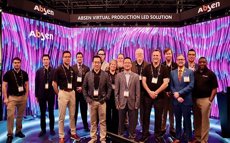 NAB Show 2022 | 海外市場強勢復蘇，艾比森虛擬影棚解決方案驚艷全場