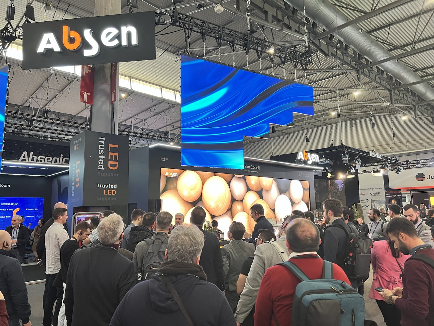ISE 2023 | 艾比森開年首展捷報(bào)頻傳，沉浸式視覺盛宴震撼吸睛